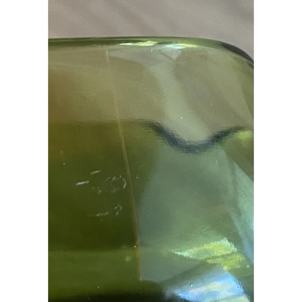 Anchor Hocking Green Crimped Chip & Dip Appetizer Bowl ONLY Dip Bowl Replacement